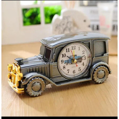 Retro Vintage Car Alarm Clock Classic Decorative Alarm Clock for Home, Office, and Bedroom