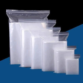 Reusable Ziplock Bags Pack of 25pcs Multiple Sizes for Food and Storage Use Storage & Organization