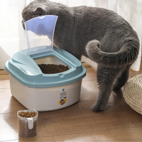 Rice Storage Bucket 10kg Capacity with Lid Available in Blue and Pink Food Storage Containers