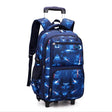 Rolling Trolley School Bag Durable & Spacious Backpack with Wheels