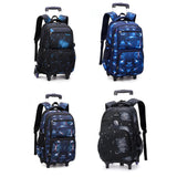 Rolling Trolley School Bag  Durable & Spacious Backpack with Wheels