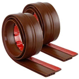 Rubber Adhesive Door Seal Strip – 1M Weatherproof Sound Insulation | Grey & Brown Door Seal Strip Door Sweeps