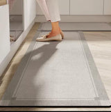 Rubber Bottom Antislip Kitchen Mats 2pcs Set with Durable Design