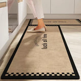 Rubber Bottom Antislip Kitchen Mats 2pcs Set with Durable Design