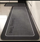 Rubber Bottom Antislip Kitchen Mats 2pcs Set with Durable Design