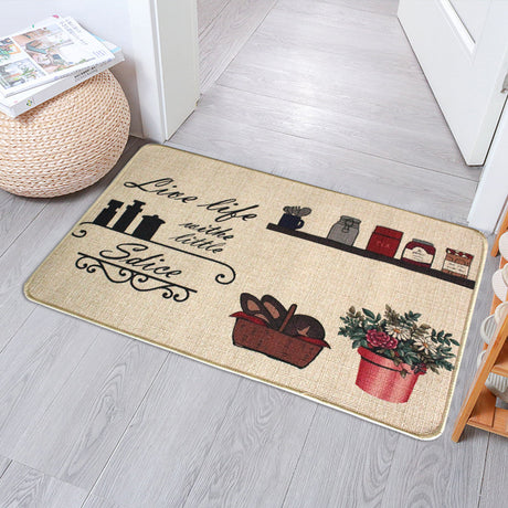 Rubber Bottom Entry Door Mat 40x60cm Non Slip Absorbent & Machine Washable