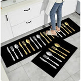 Rubber Kitchen Mats | 2 Piece Set | Multicolors | Durable, Non-Slip, and Easy to Clean