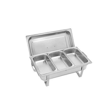 9 Ltr Triple Chafing Dishes SG 433/3 | Stainless Steel Buffet Server with 3 Pans for Catering and Events- Furaha Finds Kenya