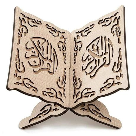 Quran Display Wooden Rack A5 Size Islamic Book Stand Quran wooden rack Uncategorized