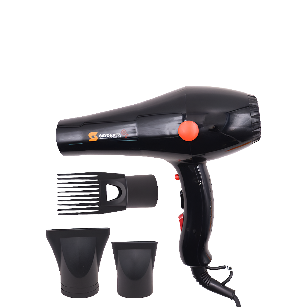 Sayona High Quality 2000W Hair Blow Dryer with Multiple Heat Settings