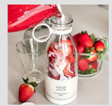 Furaha Finds Electric Juicer Mini Portable Blender 350ml capacity, USB rechargeable, multifunctional juice maker & smoothie mixer for home, office, and travel.