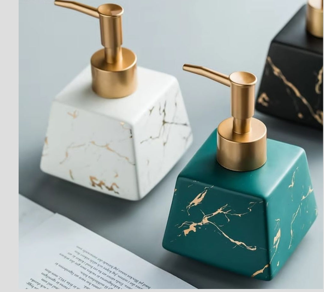 Furaha Finds Marble Classy Ceramic 270ml Soap Dispenser