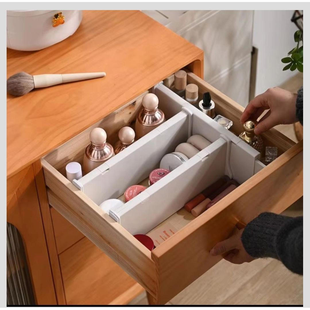 Multifunctional Adjustable Storage Drawers Divider Retractable Plastic | Drawer Partition Holder Household Storage Clapboard Kitchen Organizer | Adjustable Size: 28cm - 44cm- Furaha Finds Kenya