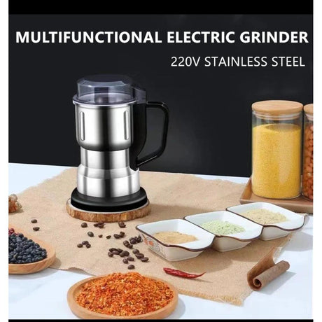 500ml Electric Stainless Steel Coffee Grinder with Handle | Portable and Efficient Coffee Grinding