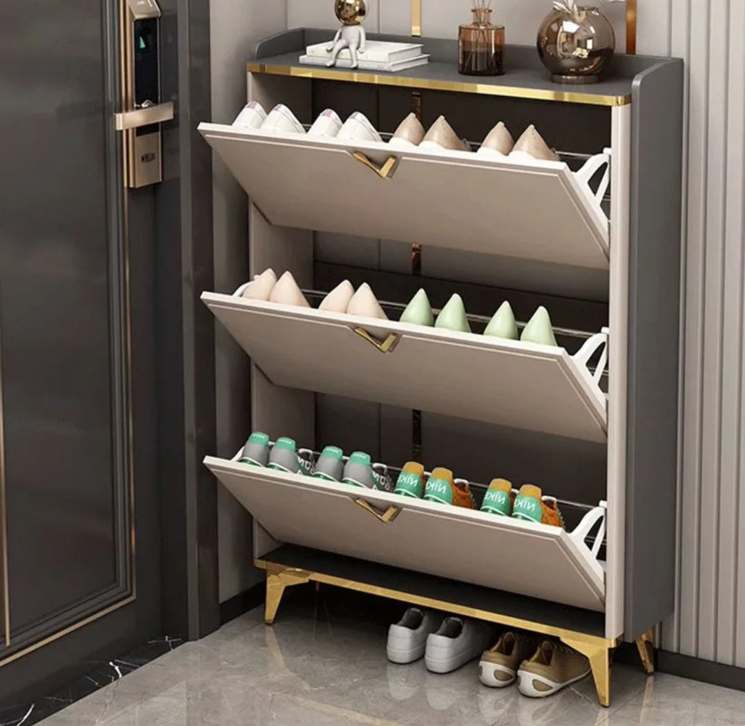 Furaha Finds Deep Shoe Rack for Big Foot Shoes,Ideal for Large Footwear Storage
