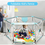 Foldable Portable Baby Playpen for Babies and Toddlers
