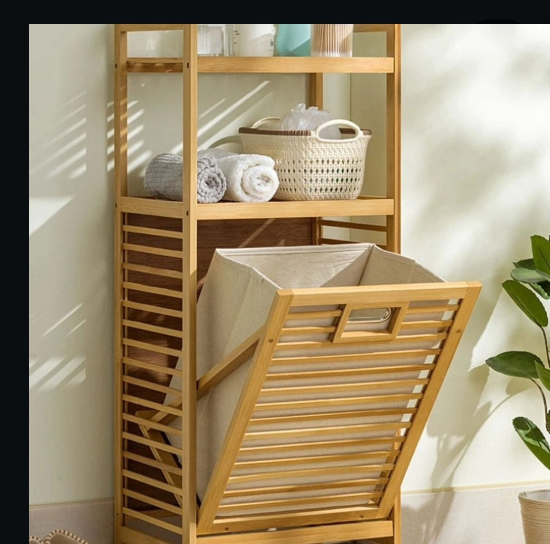 Furaha Finds Multi Tier Storage Shelf for Toiletries and Towels 