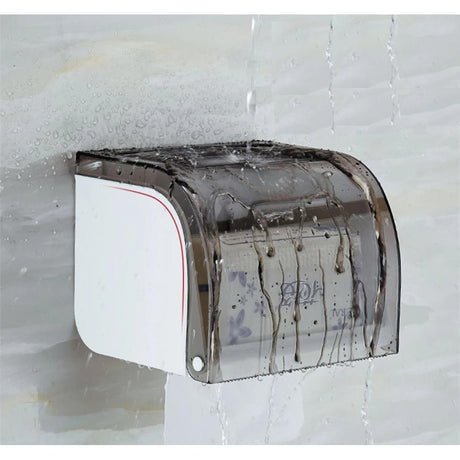 Wall Mounted Transparent Tissue Box Holder Elegant, Handcrafted Design for Bathrooms, Offices & Living Spaces