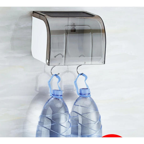 Wall Mounted Transparent Tissue Box Holder Elegant, Handcrafted Design for Bathrooms, Offices & Living Spaces