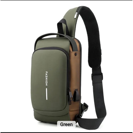 Waterproof Men's Lightweight Multipurpose Fashionable Chest Bag | Portable Crossbody Shoulder Bag- Furaha Finds Kenya