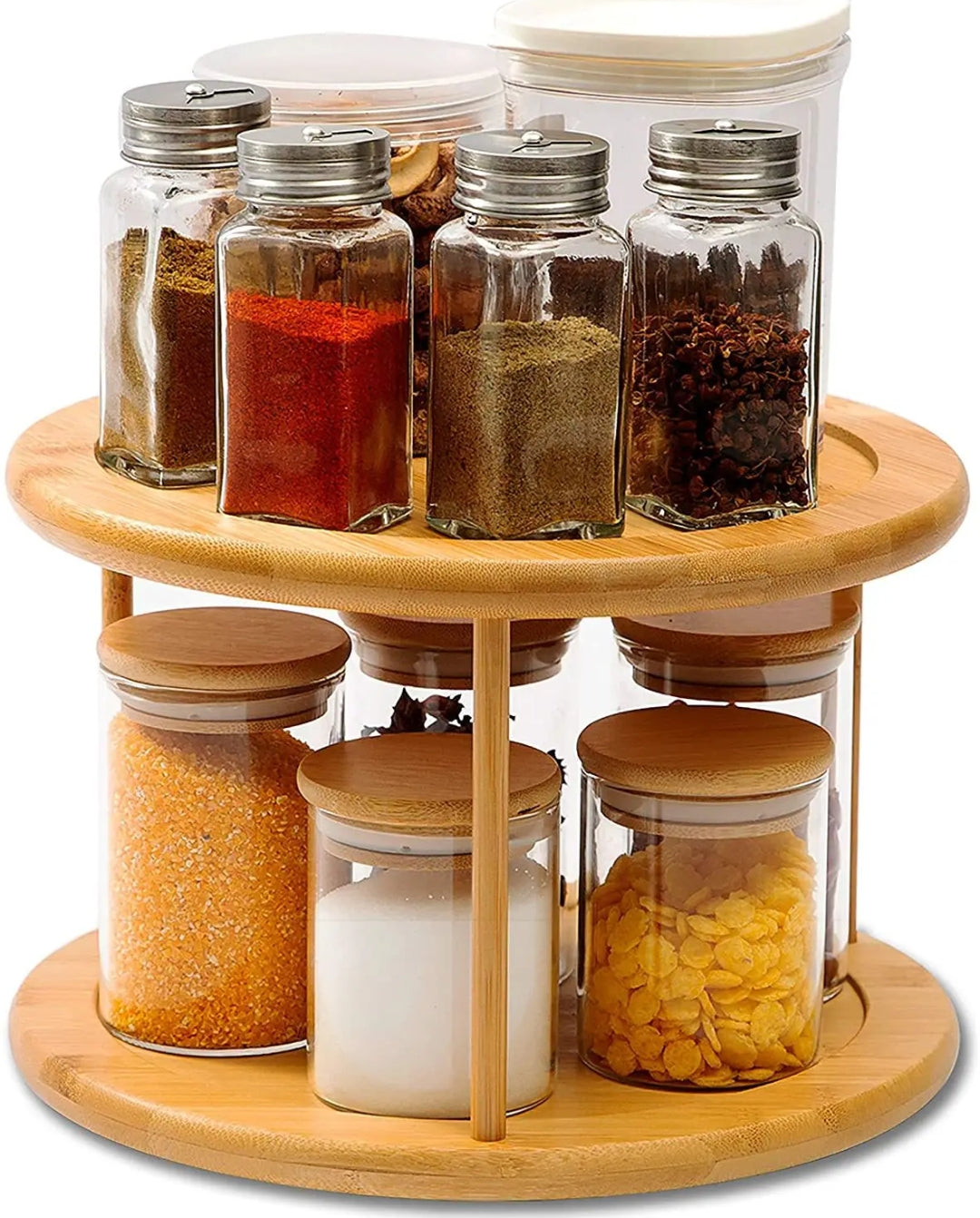 Furaha Finds rotating spice rack