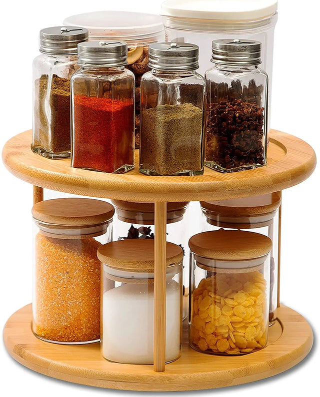 Furaha Finds rotating spice rack