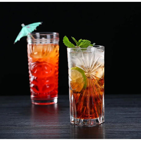 Set of 6 Quality Heavy Water Glasses Durable and Stylish Drinking Glasses for Everyday Use- Furaha Finds Kenya