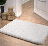 Furaha Finds Premium Quality 100% Cotton Bath/Bedside Mat  Soft, absorbent, and non slip 80cm x 50cm rug for bathrooms, bedrooms, and entryways.