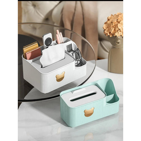 Compact Desktop Storage Box Ideal for Home, Office, and Living Room Organization, Made of Durable PP Material