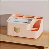 Compact Desktop Storage Box Ideal for Home, Office, and Living Room Organization, Made of Durable PP Material