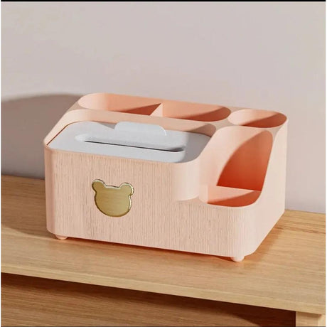 Compact Desktop Storage Box Ideal for Home, Office, and Living Room Organization, Made of Durable PP Material