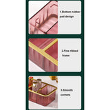 5 Grid Layered Acrylic Cosmetic Organizer Compact Makeup Storage Box for Vanity or Bathroom
