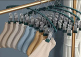 Furaha Finds 10 Pegs Stainless Steel Clothes Drying Hanger Windproof, rust resistant clothing rack with strong clips for socks, underwear, and baby clothes.