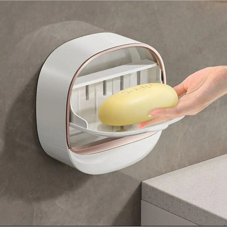 Wall Mounted Soap Dish Durable and Space Saving Soap Holder for Bathroom and Kitchen- Furaha Finds Kenya