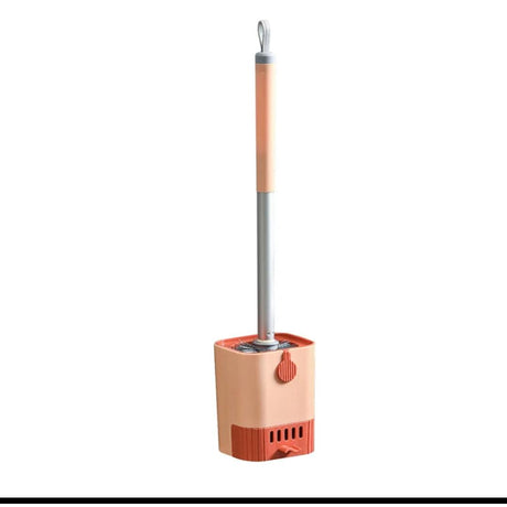 Wall Mounted Long Handle Toilet Cleaning Brush Flexible No Dead Corner Toilet Bowl Cleaner