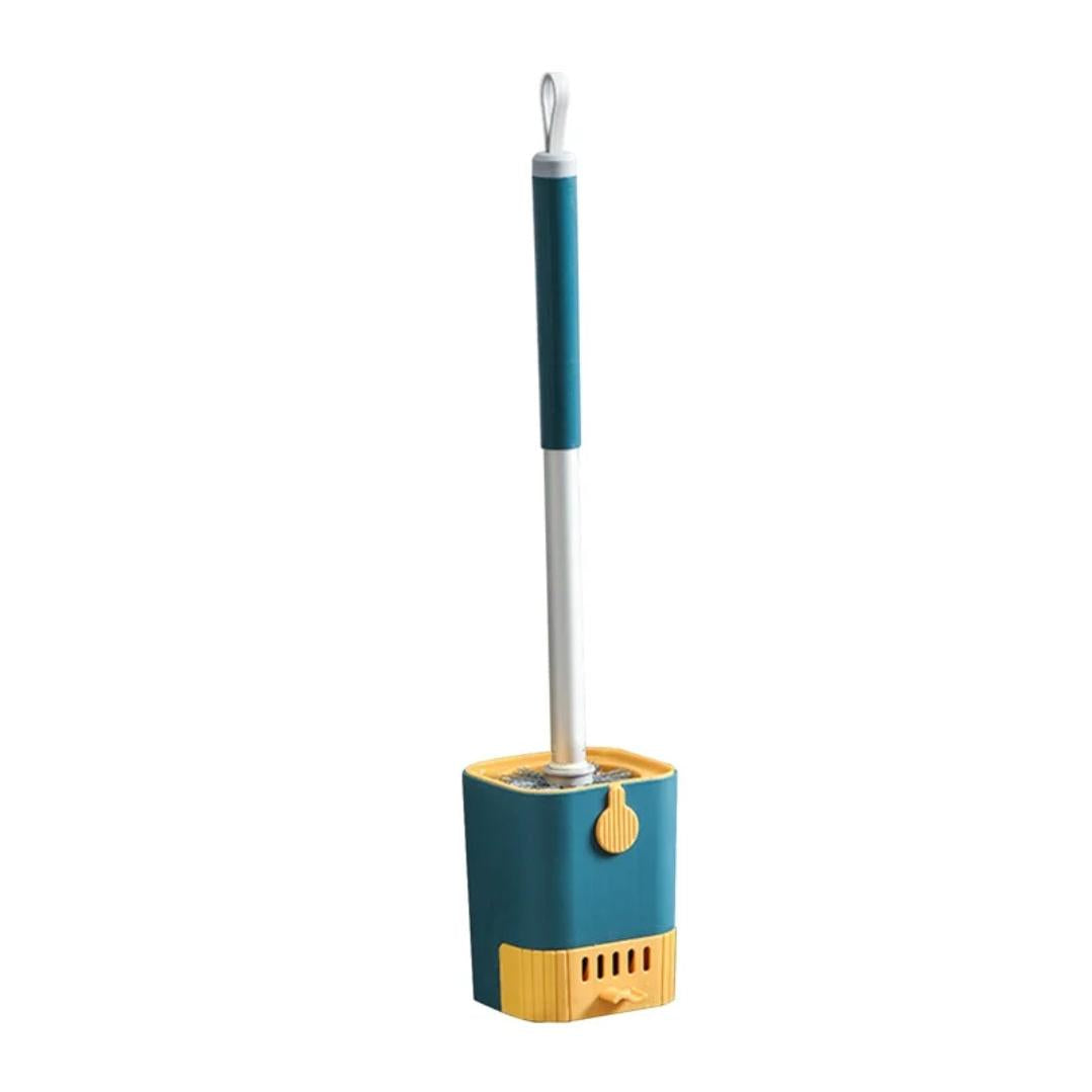 Wall Mounted Long Handle Toilet Cleaning Brush Flexible No Dead Corner Toilet Bowl Cleaner