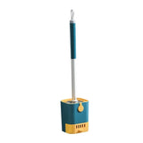 Wall Mounted Long Handle Toilet Cleaning Brush Flexible No Dead Corner Toilet Bowl Cleaner