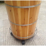 Heavy Duty Metallic Gas Cylinder Planter Movable Trolley with Wheels Large Size 36x9cm, Easy Storage Cleaning with Front Stoppers