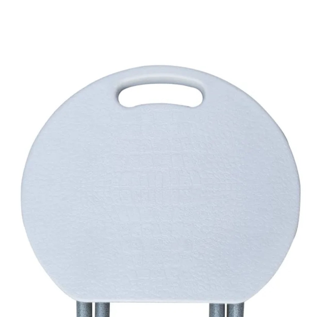 Outdoor Foldable Stools with Table Set  4 Lightweight Portable Folding Stools & Foldable Table.