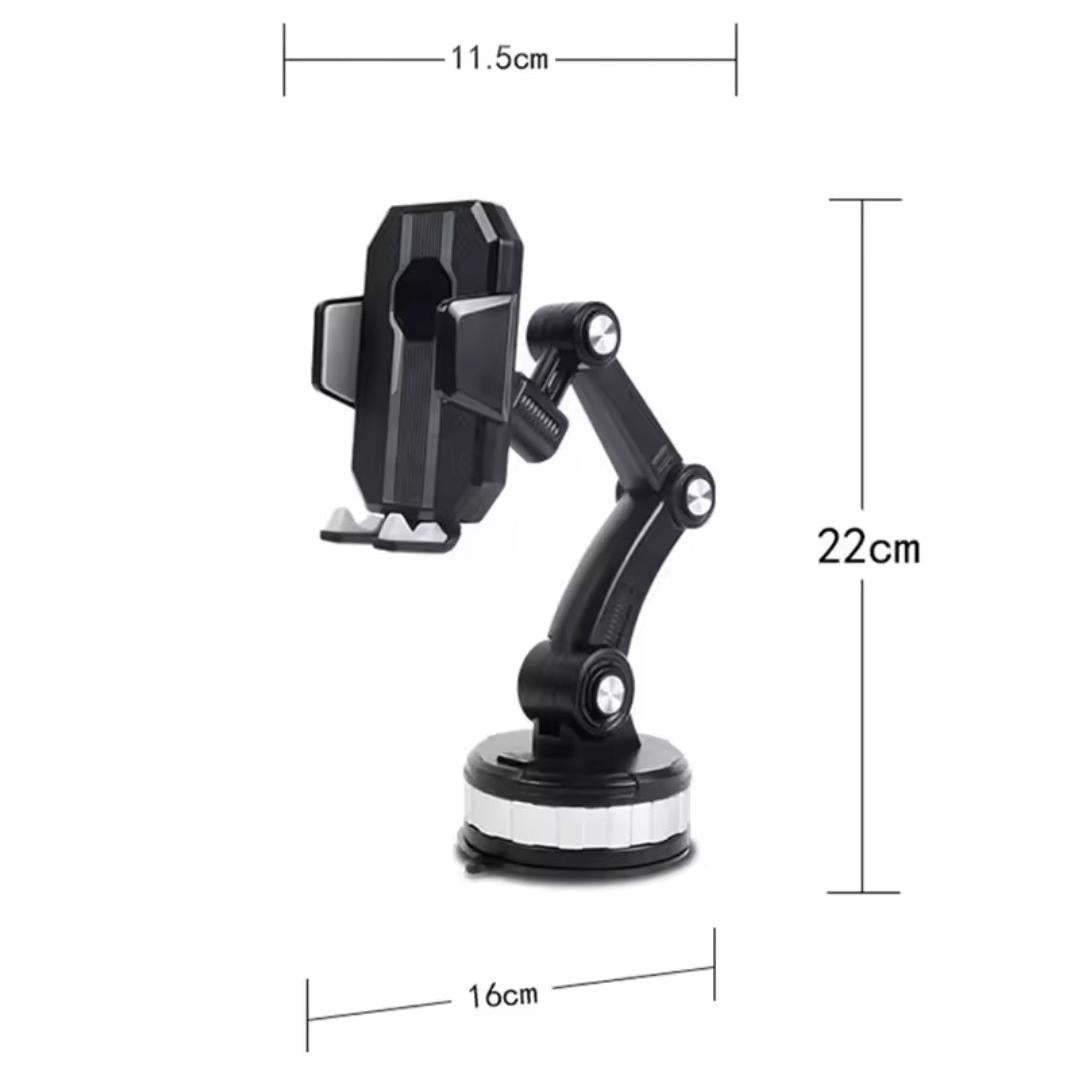 Universal 360° Rotating Car Dashboard Phone Holder | Adjustable Mount for 4 to 6 Inch Smartphones