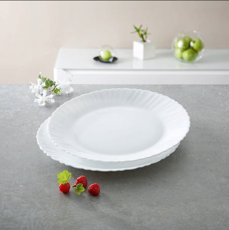 Luminarc Feston Dinner Plate 27cm Set of 6 Pcs Elegant and Durable Dining Plates- Furaha Finds Kenya