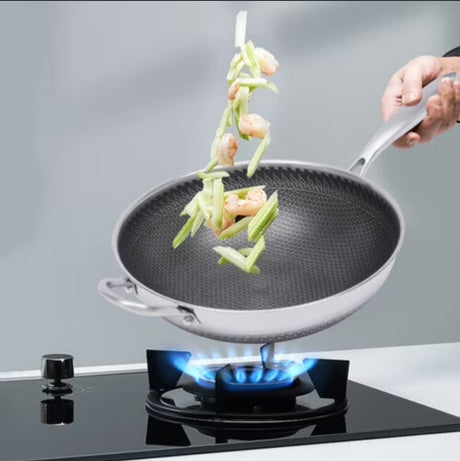 NEW Antiscalding Stainless Steel 26cm Pan for Shallow Frying- Furaha Finds Kenya