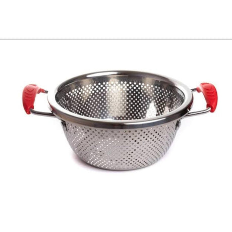 32cm Stainless Steel Drainer/Rice Strainer with Handles for Fruits and Vegetables- Furaha Finds Kenya