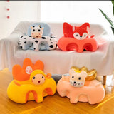 High-Quality Stuffed Soft Baby Learning Seat Chair Supportive Baby Feeding Sofa size:48*50*60cm
