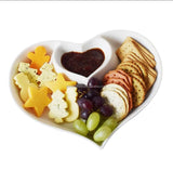 Heart Shaped Ceramic Platter- Furaha Finds Kenya