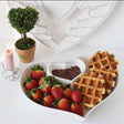 Heart Shaped Ceramic Platter- Furaha Finds Kenya