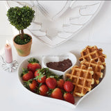 Heart Shaped Ceramic Platter- Furaha Finds Kenya