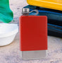 Portable Stainless Steel Whisky Hip Flask Red- Furaha Finds Kenya