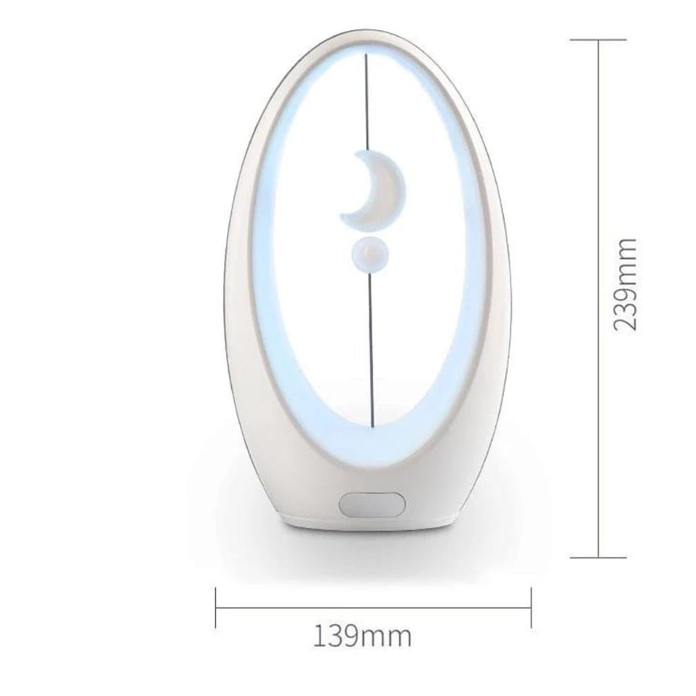 Creative Magnetic LED Bedside Lamp | Modern Home Decor with USB Power