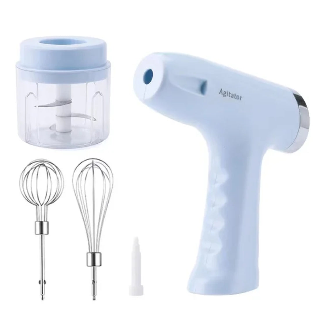 Multifunctional Mixer and Slicer | Durable Plastic & Steel Design | Available in Green, Pink & Blue
